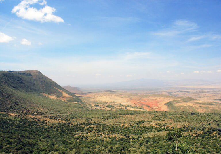 Scenic view of the Great Rift Valley in East Africa.