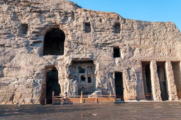 Ancient carvings at Yungang Grottoes