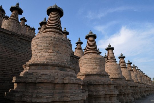 一百零八佛塔 青銅峽 One Hundred and Eight Stupas in Ningxia, China