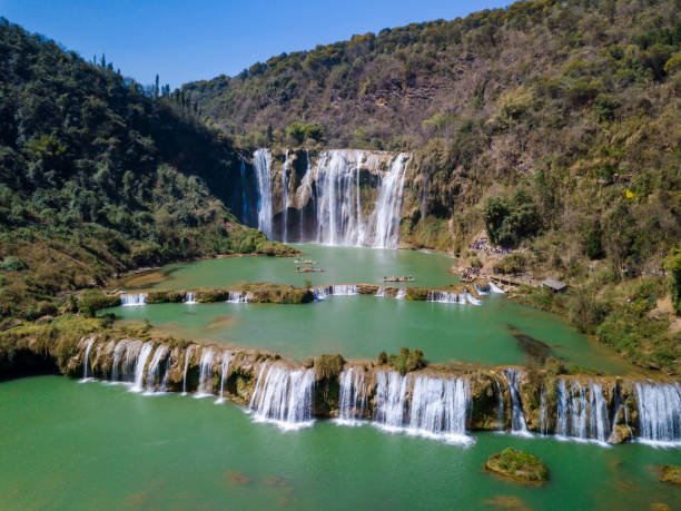 Jiulong Waterfalls in Yunnan, China