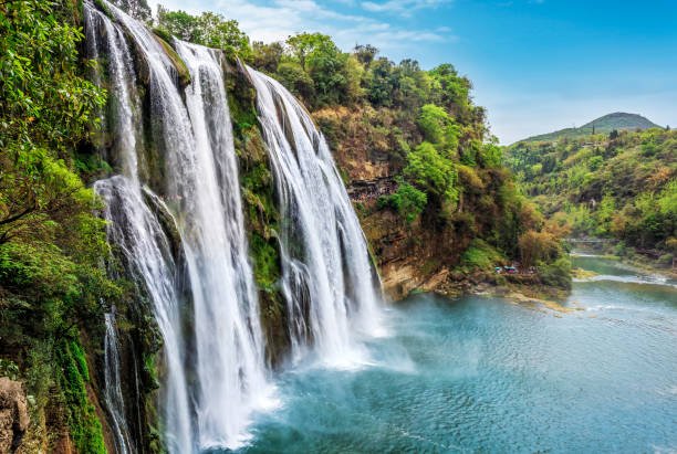 Scenic view of Huangguoshu Waterfall in China