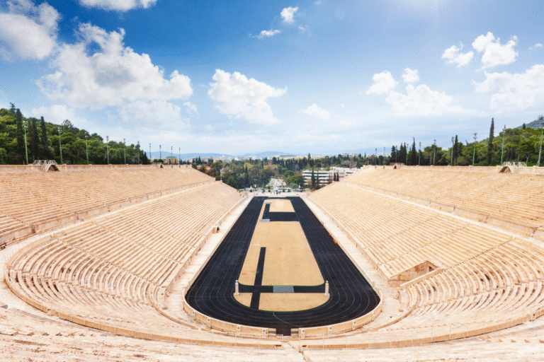 Panathenaic Stadium in Athens, Greece