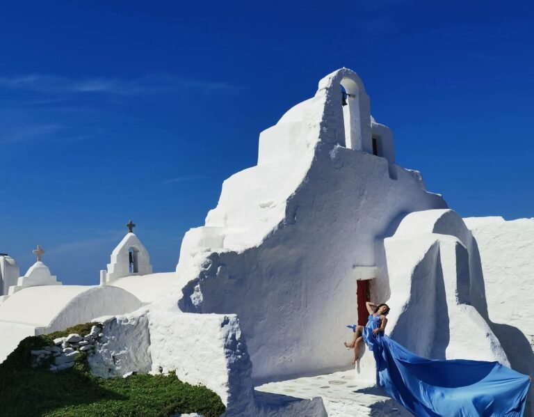 Iconic church whitewashed Mykonos Greece GoGo Tours