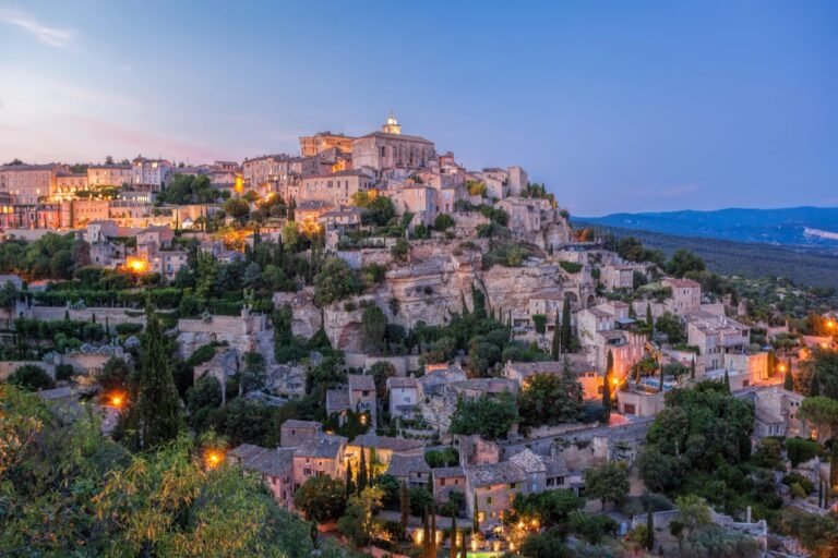 Scenic view of Gordes village in Provence, France