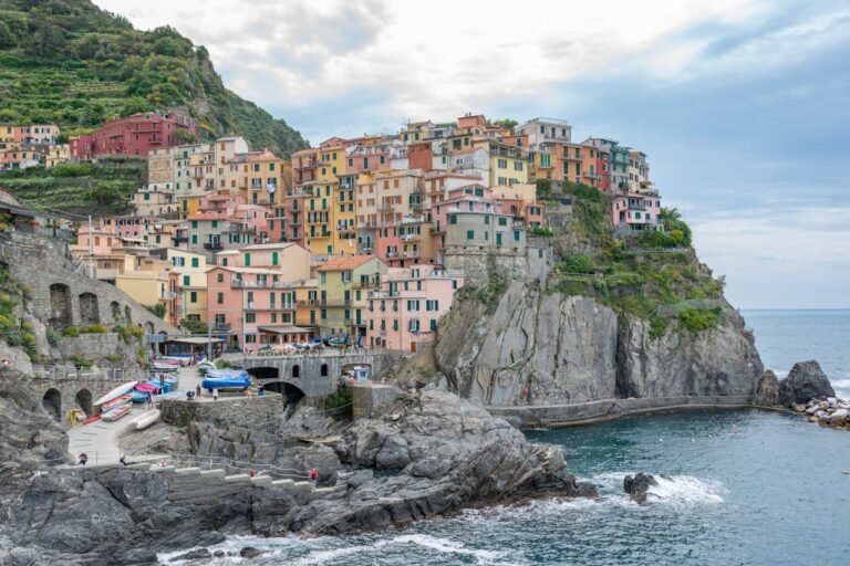 Colorful cliffside village in Cinque Terre, Italy.