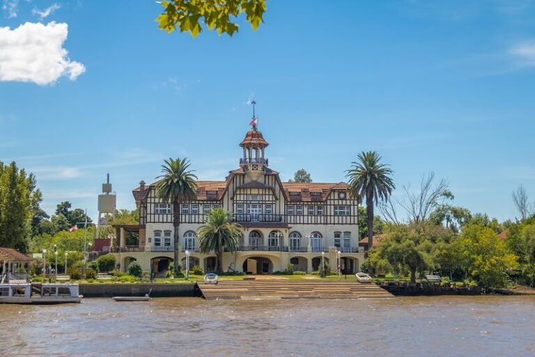 Historic building in Tigre Delta, Argentina