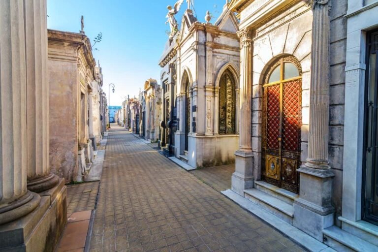 Mausoleums at Recoleta Cemetery in Buenos Aires